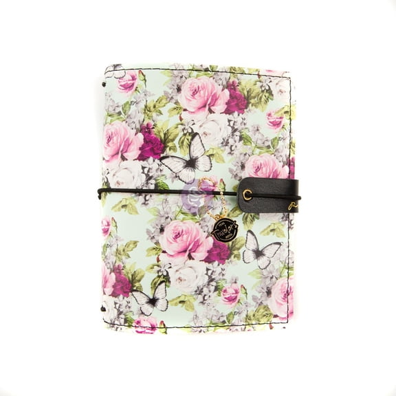 Prima Traveler's Journal Passport Size 4.2"X5.3"-Misty Rose