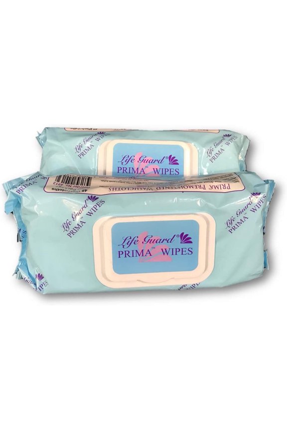Prima Wipes Adult Washcloths, 48 Extra-large Wipes Per Pack - 2-Pack