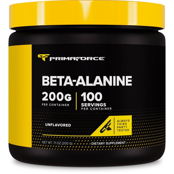 PrimaForce Beta Alanine Powder, Unflavored, 200 Grams, Supplement