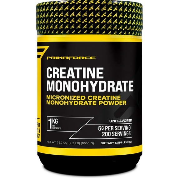 PrimaForce Creatine Monohydrate Supplement, 1000 Grams - Micronized Powder