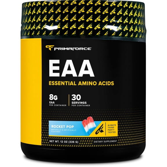 PrimaForce EAA Powder (Rocket Pop) 30 Servings- Essential Amino Acids - Pre & Intra Workout