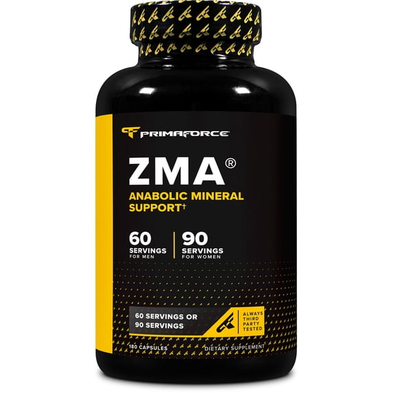 PrimaForce ZMA Dietary Supplement, 180 Capsules