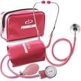 thumbnail image 1 of Primacare DS-9197-PK Professional Classic Series Manual Adult size Blood Pressure Kit, Emergency Bp kit with Stethoscope and Portable Leatherette Case, Nylon Cuff, Pink, 1 of 7