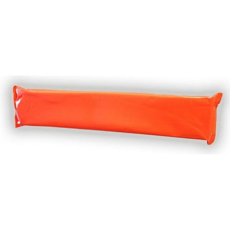 Primacare IS-5116 Padded Wood Splint with Vinyl Casing for Fractured Limbs, Full Arms, Legs, Universal Waterproof Medical Splints for First Aid and Emergency Support, 16", Orange