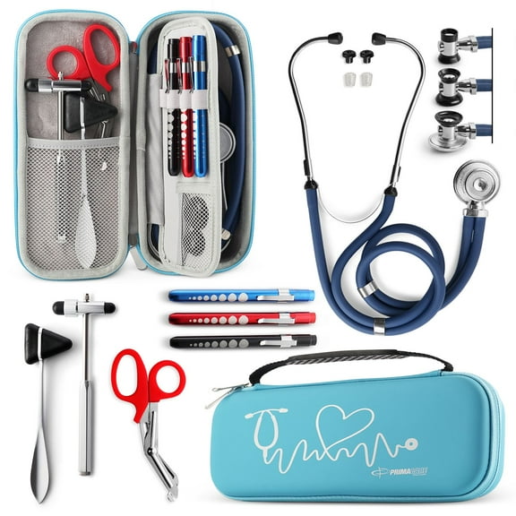 Primacare KB-9397-BL Stethoscope Case, Supplies Included