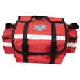 thumbnail image 1 of Primacare KB-RO74-RWM EMT Emergency Trauma First Responder Medical Bag With Multiple Compartments Empty, Red, 1 of 6