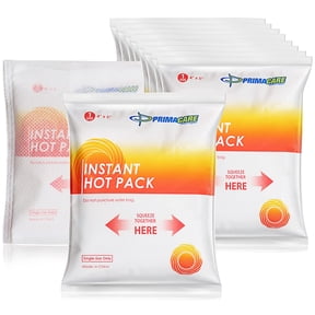 Primacare PHP-45 Instant Hot pack With Cover, 4" X 5", 24 Count