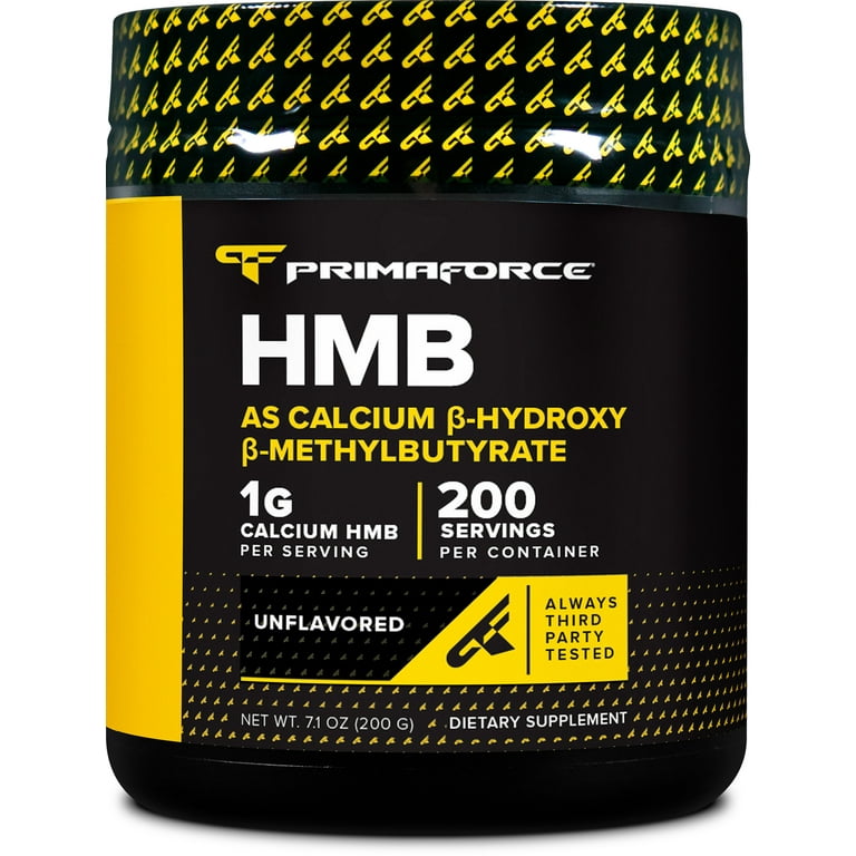 Primaforce HMB Supplement Powder (200g) Unflavored - Pure Calcium