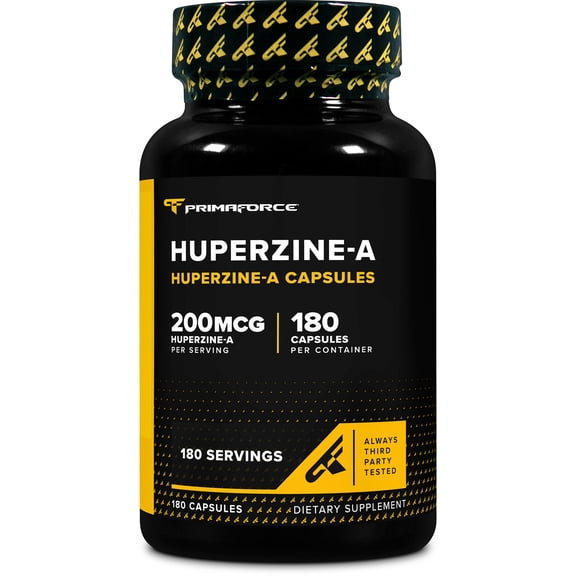 Primaforce Huperzine-A Capsules (200 mcg Per Serving) 180 Capsules  -  Nervous System Nutritional Supplement