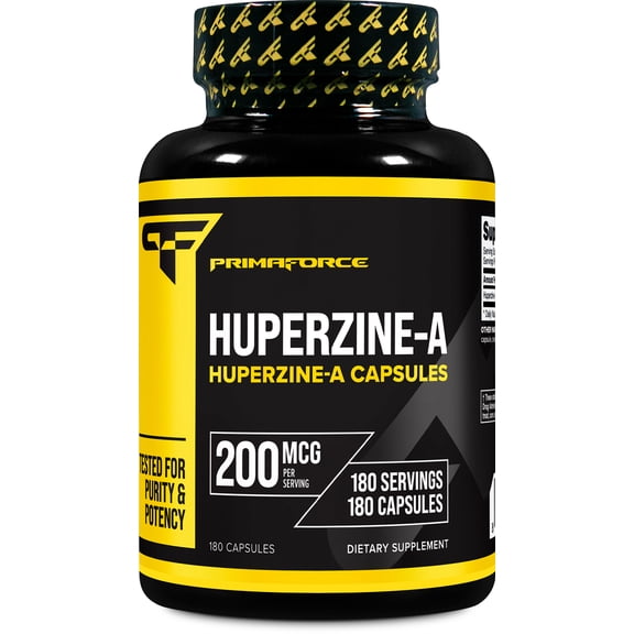 Primaforce Huperzine-A Capsules (200 mcg Per Serving) 180 Capsules  -  Nervous System Nutritional Supplement