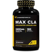 Primaforce Max CLA Supplement 2400 mg Per Serving, 180 Softgels, 60 Servings