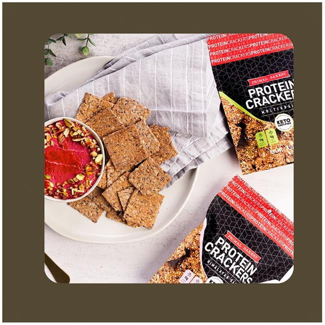 Primal Bakery Protein Keto Crackers, Original