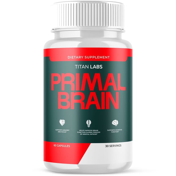 Primal Brain Advanced Brain Support Formula Supplement PrimalBrain 60 Capsules