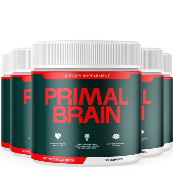 Primal Brain Advanced Formula Powder Supporting Energy and Healthy Lifestyle PrimalBrain 150 Servings