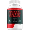 thumbnail image 1 of Primal Brain Capsules – PrimalBrain Natural Blend Memory Focus Support Supplement, 1 Pack, 60 Capsules, 1 of 7