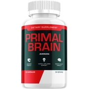 Primal Brain Capsules   PrimalBrain Natural Blend Memory Focus Support Supplement, 1 Pack, 60 Capsules