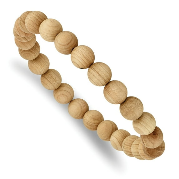 Primal Cypress Wood Stretch Bracelet