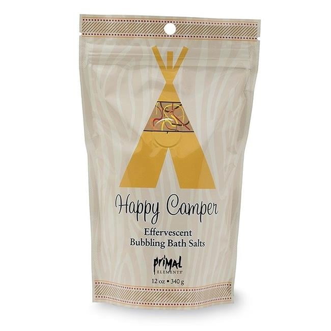 Primal Elements BBSHC 12 oz Bubbling Bath Salts-Happy Camper