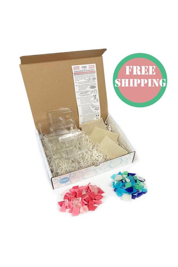 SMKITBG Beach Glass Soap Making Kit
