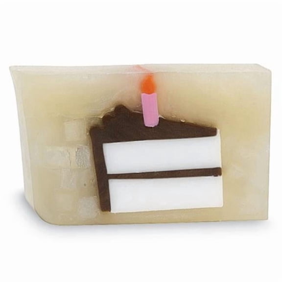 Primal Elements SWCKE Birthday Cake 5.8 oz. Bar Soap in Shrinkwrap