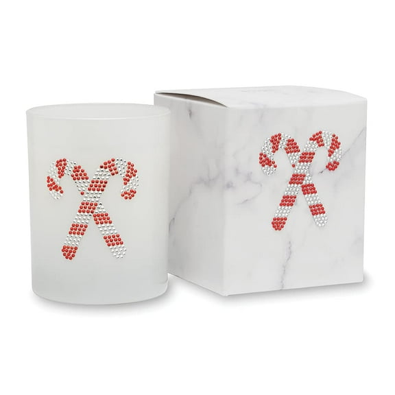Primal Elements Candy Cane Icon Candle, 9-Ounce