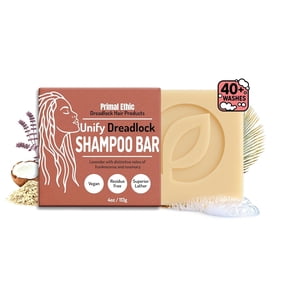 Primal Ethic Patchouli Dreadlock Shampoo Bar - 4 Ounce - Vegan, Made in US