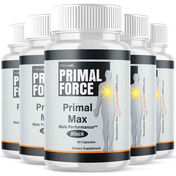 Primal Force Advanced Formula Natural Supplement Pills for Max Strength PrimalForce 300 Capsules