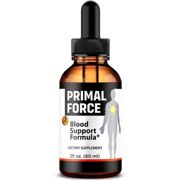 Primal Force Drops, Official PrimalForce To Maintain Healthy Blood Levels, All-Natural Blood Support Formula For Overall Well-Being, Premium Primal Force Max Liquid Review (30 Servings)