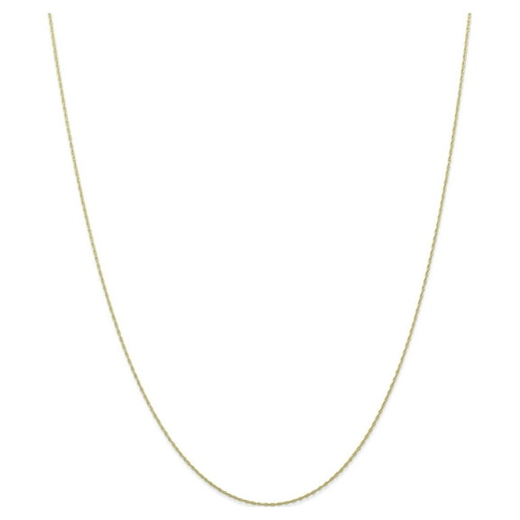 Primal Gold 10 Karat Rose Gold .5mm Carded Cable Rope Chain
