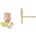 thumbnail image 1 of Primal Gold 10 Karat Tri-Color Black Hills Gold Post Earrings, 1 of 5
