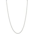 thumbnail image 1 of Primal Gold 10 Karat White Gold 1.5mm Solid Polished Cable Chain, 1 of 6