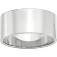 thumbnail image 1 of Primal Gold 10 Karat White Gold 10mm Lightweight Flat Band Size 11, 1 of 5