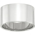 thumbnail image 1 of Primal Gold 10 Karat White Gold 12mm Lightweight Flat Band Size 11, 1 of 5