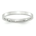 thumbnail image 1 of Primal Gold 10 Karat White Gold 2.5mm Engravable Standard Flat Comfort Fit Band Size 14, 1 of 7