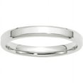 thumbnail image 1 of Primal Gold 10 Karat White Gold 3mm Bevel Edge Comfort Fit Band Size 14, 1 of 6