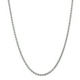 thumbnail image 1 of Primal Gold 10 Karat White Gold 3mm Diamond-cut Rope Chain, 1 of 4
