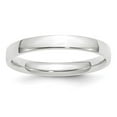thumbnail image 1 of Primal Gold 10 Karat White Gold 3mm Lightweight Comfort Fit Band Size 7, 1 of 6