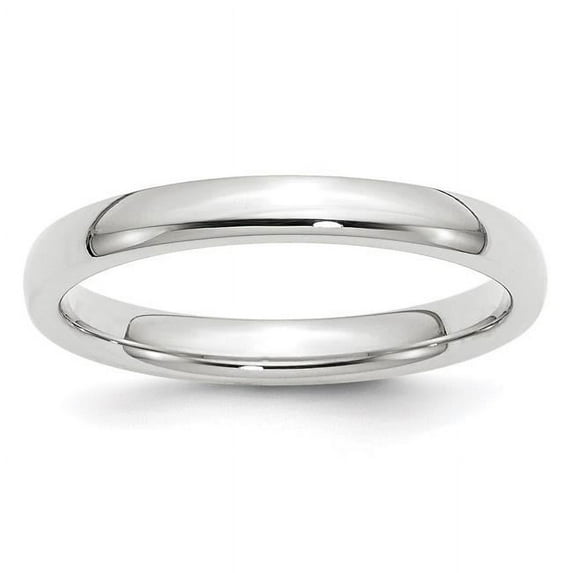 Primal Gold 10 Karat White Gold 3mm Standard Comfort Fit Band Size 10