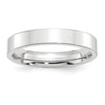 thumbnail image 1 of Primal Gold 10 Karat White Gold 4mm Standard Flat Comfort Fit Band Size 7, 1 of 6