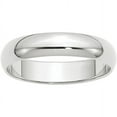 thumbnail image 1 of Primal Gold 10 Karat White Gold 5mm Half Round Band Size 8.5, 1 of 6