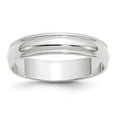 thumbnail image 1 of Primal Gold 10 Karat White Gold 5mm Lightweight Milgrain Half Round Band Size 6, 1 of 6