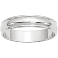 thumbnail image 1 of Primal Gold 10 Karat White Gold 5mm Lightweight Milgrain Half Round Band Size 8, 1 of 5