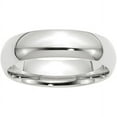 thumbnail image 1 of Primal Gold 10 Karat White Gold 6mm Standard Comfort Fit Band Size 11, 1 of 5