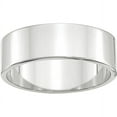 thumbnail image 1 of Primal Gold 10 Karat White Gold 7mm Lightweight Flat Band Size 7, 1 of 5