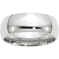 thumbnail image 1 of Primal Gold 10 Karat White Gold 8mm Standard Comfort Fit Band Size 10, 1 of 5