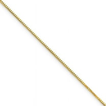 Primal Gold 10 Karat Yellow Gold 0.5mm Box Chain