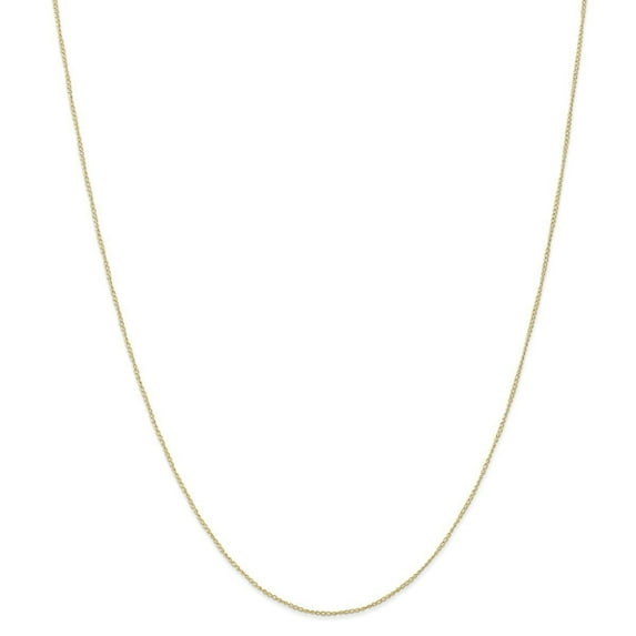 Primal Gold 10 Karat Yellow Gold 0.5mm Carded Curb Chain