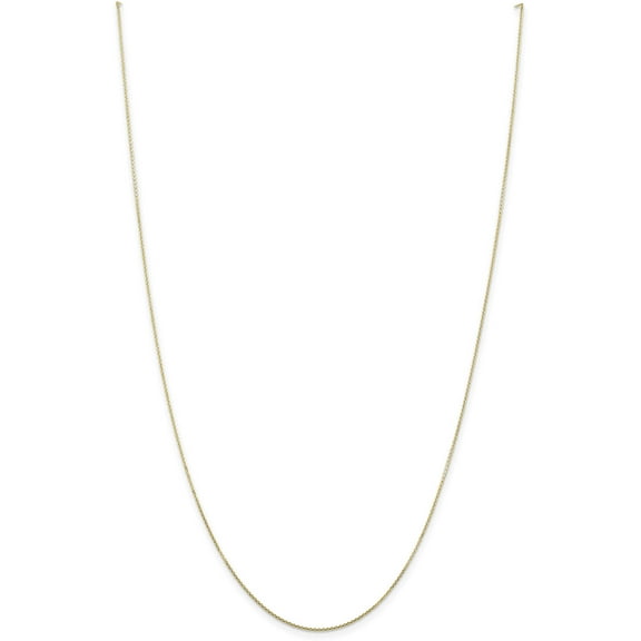 Primal Gold 10 Karat Yellow Gold 0.80mm Diamond-cut 16-inch Cable Chain