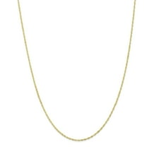 Primal Gold 10 Karat Yellow Gold 1.10mm Singapore Chain