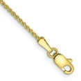 thumbnail image 1 of Primal Gold 10 Karat Yellow Gold 1.25mm Spiga Chain Anklet, 1 of 2